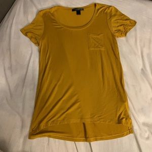 Yellow plain t-shirt